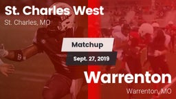 Matchup: St. Charles West vs. Warrenton  2019