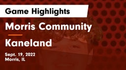 Morris Community  vs Kaneland  Game Highlights - Sept. 19, 2022