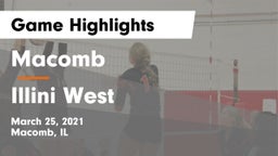 Macomb  vs Illini West  Game Highlights - March 25, 2021