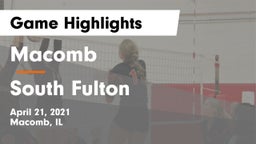 Macomb  vs South Fulton  Game Highlights - April 21, 2021