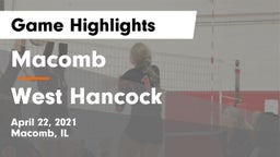 Macomb  vs West Hancock Game Highlights - April 22, 2021