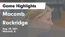 Macomb  vs Rockridge  Game Highlights - Aug. 28, 2021
