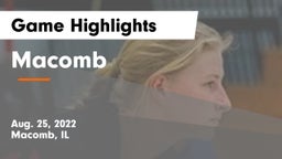 Macomb  Game Highlights - Aug. 25, 2022