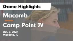 Macomb  vs Camp Point JV  Game Highlights - Oct. 8, 2022