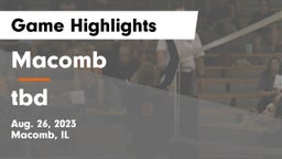 Macomb  vs tbd Game Highlights - Aug. 26, 2023