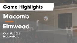 Macomb  vs Elmwood  Game Highlights - Oct. 12, 2023