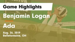 Benjamin Logan  vs Ada Game Highlights - Aug. 26, 2019
