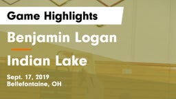 Benjamin Logan  vs Indian Lake  Game Highlights - Sept. 17, 2019