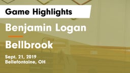 Benjamin Logan  vs Bellbrook  Game Highlights - Sept. 21, 2019