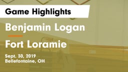 Benjamin Logan  vs Fort Loramie  Game Highlights - Sept. 30, 2019