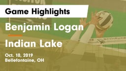 Benjamin Logan  vs Indian Lake  Game Highlights - Oct. 10, 2019