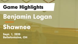 Benjamin Logan  vs Shawnee  Game Highlights - Sept. 1, 2020