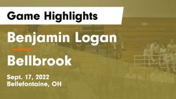 Benjamin Logan  vs Bellbrook  Game Highlights - Sept. 17, 2022