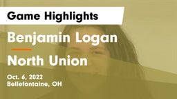 Benjamin Logan  vs North Union Game Highlights - Oct. 6, 2022