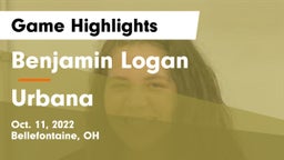 Benjamin Logan  vs Urbana  Game Highlights - Oct. 11, 2022