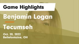 Benjamin Logan  vs Tecumseh  Game Highlights - Oct. 20, 2022