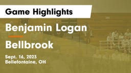 Benjamin Logan  vs Bellbrook  Game Highlights - Sept. 16, 2023