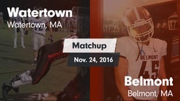 Matchup: Watertown vs. Belmont  2016
