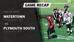 Recap: Watertown  vs. Plymouth South  2016