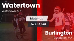 Matchup: Watertown vs. Burlington  2016