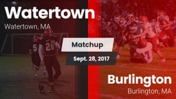 Matchup: Watertown vs. Burlington  2017
