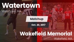 Matchup: Watertown vs. Wakefield Memorial  2017