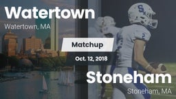 Matchup: Watertown vs. Stoneham  2018