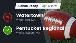 Recap: Watertown  vs. Pentucket Regional  2021