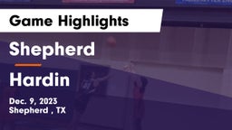 Shepherd  vs Hardin  Game Highlights - Dec. 9, 2023