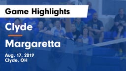 Clyde  vs Margaretta  Game Highlights - Aug. 17, 2019