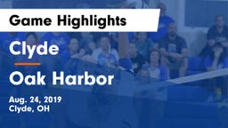 Clyde  vs Oak Harbor Game Highlights - Aug. 24, 2019