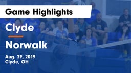 Clyde  vs Norwalk  Game Highlights - Aug. 29, 2019