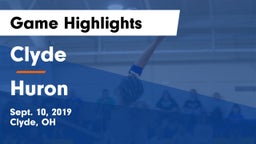 Clyde  vs Huron  Game Highlights - Sept. 10, 2019