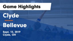 Clyde  vs Bellevue  Game Highlights - Sept. 12, 2019