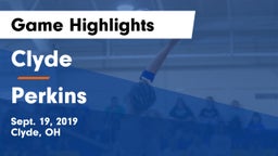 Clyde  vs Perkins  Game Highlights - Sept. 19, 2019