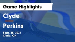 Clyde  vs Perkins  Game Highlights - Sept. 28, 2021