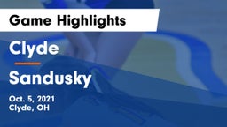 Clyde  vs Sandusky  Game Highlights - Oct. 5, 2021