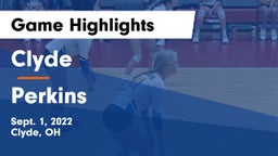 Clyde  vs Perkins  Game Highlights - Sept. 1, 2022