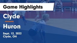 Clyde  vs Huron  Game Highlights - Sept. 12, 2022
