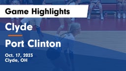 Clyde  vs Port Clinton  Game Highlights - Oct. 17, 2023