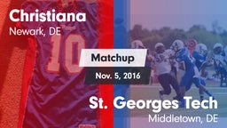 Matchup: Christiana vs. St. Georges Tech  2016