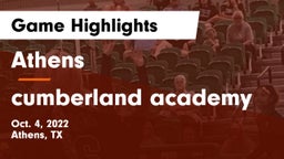 Athens  vs cumberland academy Game Highlights - Oct. 4, 2022