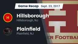 Recap: Hillsborough  vs. Plainfield  2017