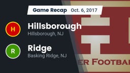 Recap: Hillsborough  vs. Ridge  2017