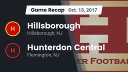 Recap: Hillsborough  vs. Hunterdon Central  2017