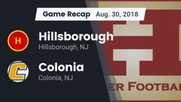 Recap: Hillsborough  vs. Colonia  2018