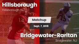 Matchup: Hillsborough vs. Bridgewater-Raritan  2018