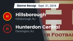 Recap: Hillsborough  vs. Hunterdon Central  2018