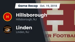 Recap: Hillsborough  vs. Linden  2018