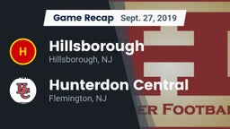 Recap: Hillsborough  vs. Hunterdon Central  2019